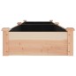 vidaXL Hochbeet mit Einsatz 240x60x25 cm Massivholz Tanne vidaXL Hochbeet mit Einsatz 240x60x25 cm Massivholz Tanne