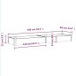 vidaXL Hochbeet mit Einsatz 240x60x25 cm Massivholz Tanne vidaXL Hochbeet mit Einsatz 240x60x25 cm Massivholz Tanne