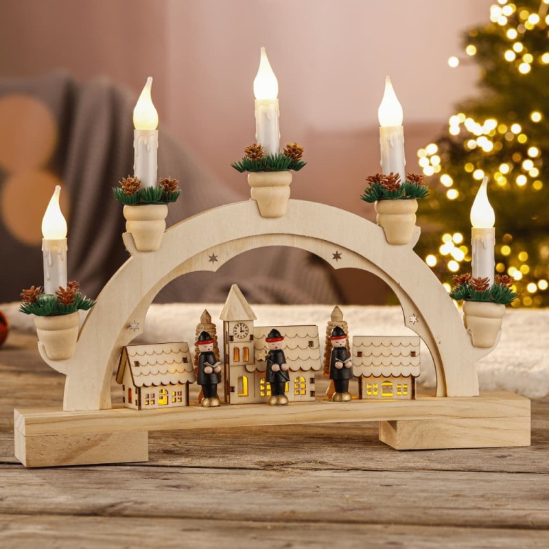 HI Weihnachtlicher Ornamentbogen mit Licht HI Weihnachtlicher Ornamentbogen mit Licht