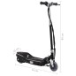 vidaXL E-Scooter mit LED 120 W Schwarz vidaXL E-Scooter mit LED 120 W Schwarz