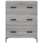 Highboard Grau Sonoma 69,5x34x180 cm Holzwerkstoff Highboard Grau Sonoma 69,5x34x180 cm Holzwerkstoff
