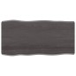 vidaXL Tischplatte 100x50x6 cm Massivholz Eiche Behandelt Baumkante vidaXL Tischplatte 100x50x6 cm Massivholz Eiche Behandelt Baumkante