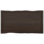 vidaXL Tischplatte 100x50x6 cm Massivholz Eiche Behandelt Baumkante vidaXL Tischplatte 100x50x6 cm Massivholz Eiche Behandelt Baumkante
