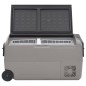 vidaXL Kühlbox mit Rollen und Adapter Schwarz & Grau 36 L PP & PE vidaXL Kühlbox mit Rollen und Adapter Schwarz & Grau 36 L PP & PE