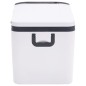 vidaXL Kühlbox mit Griff und Adapter Schwarz und Weiß 25 L PP & PE vidaXL Kühlbox mit Griff und Adapter Schwarz und Weiß 25 L PP & PE