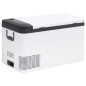 vidaXL Kühlbox mit Griff und Adapter Schwarz und Weiß 25 L PP & PE vidaXL Kühlbox mit Griff und Adapter Schwarz und Weiß 25 L PP & PE