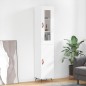 vidaXL Highboard Weiß 34,5x34x180 cm Holzwerkstoff vidaXL Highboard Weiß 34,5x34x180 cm Holzwerkstoff