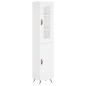 vidaXL Highboard Weiß 34,5x34x180 cm Holzwerkstoff vidaXL Highboard Weiß 34,5x34x180 cm Holzwerkstoff
