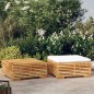 vidaXL 2-tlg. Garten-Lounge-Set Massivholz Teak vidaXL 2-tlg. Garten-Lounge-Set Massivholz Teak