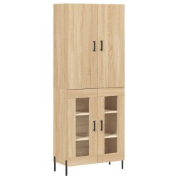 vidaXL Highboard Sonoma-Eiche 69,5x34x180 cm Holzwerkstoff