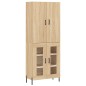 vidaXL Highboard Sonoma-Eiche 69,5x34x180 cm Holzwerkstoff vidaXL Highboard Sonoma-Eiche 69,5x34x180 cm Holzwerkstoff