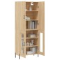 vidaXL Highboard Sonoma-Eiche 69,5x34x180 cm Holzwerkstoff vidaXL Highboard Sonoma-Eiche 69,5x34x180 cm Holzwerkstoff