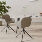 vidaXL Esszimmerstühle 2 Stk. Drehbar Hellgrau Samt vidaXL Esszimmerstühle 2 Stk. Drehbar Hellgrau Samt