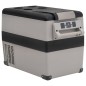 vidaXL Kühlbox mit Griff und Adapter Schwarz und Grau 55 L PP & PE vidaXL Kühlbox mit Griff und Adapter Schwarz und Grau 55 L PP & PE