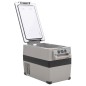 vidaXL Kühlbox mit Griff und Adapter Schwarz und Grau 55 L PP & PE vidaXL Kühlbox mit Griff und Adapter Schwarz und Grau 55 L PP & PE