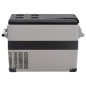 vidaXL Kühlbox mit Griff und Adapter Schwarz und Grau 55 L PP & PE vidaXL Kühlbox mit Griff und Adapter Schwarz und Grau 55 L PP & PE