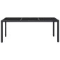 9-tlg. Garten-Essgruppe Poly Rattan Schwarz 9-tlg. Garten-Essgruppe Poly Rattan Schwarz
