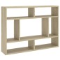 vidaXL Wandregal Sonoma-Eiche 75x16x55 cm Holzwerkstoff vidaXL Wandregal Sonoma-Eiche 75x16x55 cm Holzwerkstoff