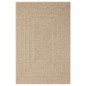 vidaXL Teppich 140x200 cm Jute-Optik Innen und Außen vidaXL Teppich 140x200 cm Jute-Optik Innen und Außen