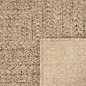 vidaXL Teppich 140x200 cm Jute-Optik Innen und Außen vidaXL Teppich 140x200 cm Jute-Optik Innen und Außen