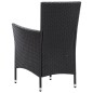 9-tlg. Garten-Essgruppe Poly Rattan Schwarz 9-tlg. Garten-Essgruppe Poly Rattan Schwarz