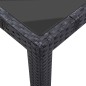 9-tlg. Garten-Essgruppe Poly Rattan Schwarz 9-tlg. Garten-Essgruppe Poly Rattan Schwarz
