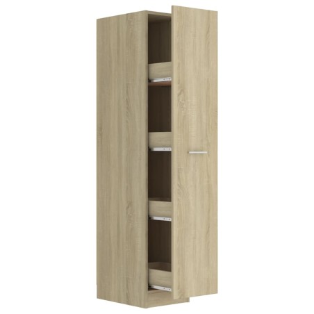 vidaXL Apothekerschrank Sonoma-Eiche 30x42,5x150 cm Holzwerkstoff