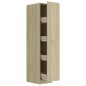 vidaXL Apothekerschrank Sonoma-Eiche 30x42,5x150 cm Holzwerkstoff vidaXL Apothekerschrank Sonoma-Eiche 30x42,5x150 cm Holzwerkstoff