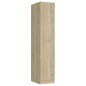 vidaXL Apothekerschrank Sonoma-Eiche 30x42,5x150 cm Holzwerkstoff vidaXL Apothekerschrank Sonoma-Eiche 30x42,5x150 cm Holzwerkstoff