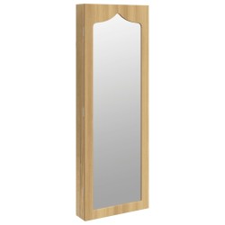vidaXL Schmuckschrank mit Spiegel Wandmontage 37,5x10x106 cm