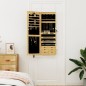 vidaXL Schmuckschrank mit Spiegel Wandmontage 37,5x10x106 cm vidaXL Schmuckschrank mit Spiegel Wandmontage 37,5x10x106 cm