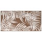 vidaXL Outdoor-Teppich Braun und Weiß 100x200 cm Beidseitig Nutzbar vidaXL Outdoor-Teppich Braun und Weiß 100x200 cm Beidseitig Nutzbar