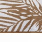 vidaXL Outdoor-Teppich Braun und Weiß 100x200 cm Beidseitig Nutzbar vidaXL Outdoor-Teppich Braun und Weiß 100x200 cm Beidseitig Nutzbar