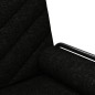 vidaXL Schlafsofa mit Armlehnen Schwarz Stoff vidaXL Schlafsofa mit Armlehnen Schwarz Stoff
