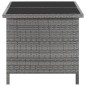 5-tlg. Garten-Essgruppe mit Auflagen Poly Rattan Grau 5-tlg. Garten-Essgruppe mit Auflagen Poly Rattan Grau