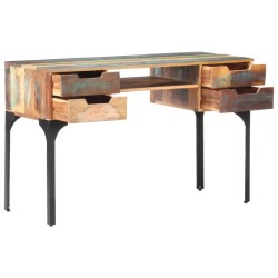 vidaXL Schreibtisch 118x48x75 cm Recyceltes Massivholz  