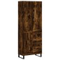 vidaXL Highboard Räuchereiche 69,5x34x180 cm Holzwerkstoff vidaXL Highboard Räuchereiche 69,5x34x180 cm Holzwerkstoff