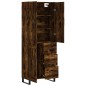 vidaXL Highboard Räuchereiche 69,5x34x180 cm Holzwerkstoff vidaXL Highboard Räuchereiche 69,5x34x180 cm Holzwerkstoff