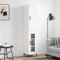 vidaXL Highboard Weiß 34,5x34x180 cm Holzwerkstoff vidaXL Highboard Weiß 34,5x34x180 cm Holzwerkstoff
