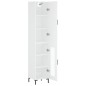 vidaXL Highboard Weiß 34,5x34x180 cm Holzwerkstoff vidaXL Highboard Weiß 34,5x34x180 cm Holzwerkstoff