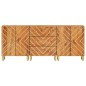 vidaXL Beistellschränke 3 Stk. Braun & Schwarz 60x33,5x75 cm Mangoholz vidaXL Beistellschränke 3 Stk. Braun & Schwarz 60x33,5x75 cm Mangoholz
