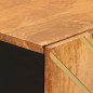 vidaXL Beistellschränke 3 Stk. Braun & Schwarz 60x33,5x75 cm Mangoholz vidaXL Beistellschränke 3 Stk. Braun & Schwarz 60x33,5x75 cm Mangoholz