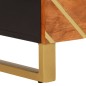 vidaXL Beistellschränke 3 Stk. Braun & Schwarz 60x33,5x75 cm Mangoholz vidaXL Beistellschränke 3 Stk. Braun & Schwarz 60x33,5x75 cm Mangoholz