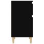 vidaXL Nachttisch Schwarz 40x35x70 cm vidaXL Nachttisch Schwarz 40x35x70 cm