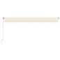 vidaXL Gelenkarmmarkise Einziehbar 600x350 cm Creme vidaXL Gelenkarmmarkise Einziehbar 600x350 cm Creme