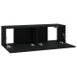 vidaXL 6-tlg. TV-Schrank-Set Schwarz Holzwerkstoff vidaXL 6-tlg. TV-Schrank-Set Schwarz Holzwerkstoff