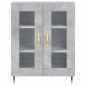vidaXL Highboard Betongrau 69,5x34x180 cm Holzwerkstoff vidaXL Highboard Betongrau 69,5x34x180 cm Holzwerkstoff