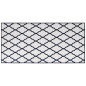 vidaXL Outdoor-Teppich Marineblau Weiß 100x200 cm Beidseitig Nutzbar vidaXL Outdoor-Teppich Marineblau Weiß 100x200 cm Beidseitig Nutzbar