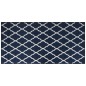 vidaXL Outdoor-Teppich Marineblau Weiß 100x200 cm Beidseitig Nutzbar vidaXL Outdoor-Teppich Marineblau Weiß 100x200 cm Beidseitig Nutzbar