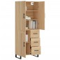 vidaXL Highboard Sonoma-Eiche 69,5x34x180 cm Holzwerkstoff vidaXL Highboard Sonoma-Eiche 69,5x34x180 cm Holzwerkstoff